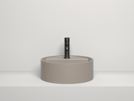 Раковина из искусственного камня S-Stone Salini ARMONIA 130126M 50х50 накладная цвет белый без отверстий под смеситель